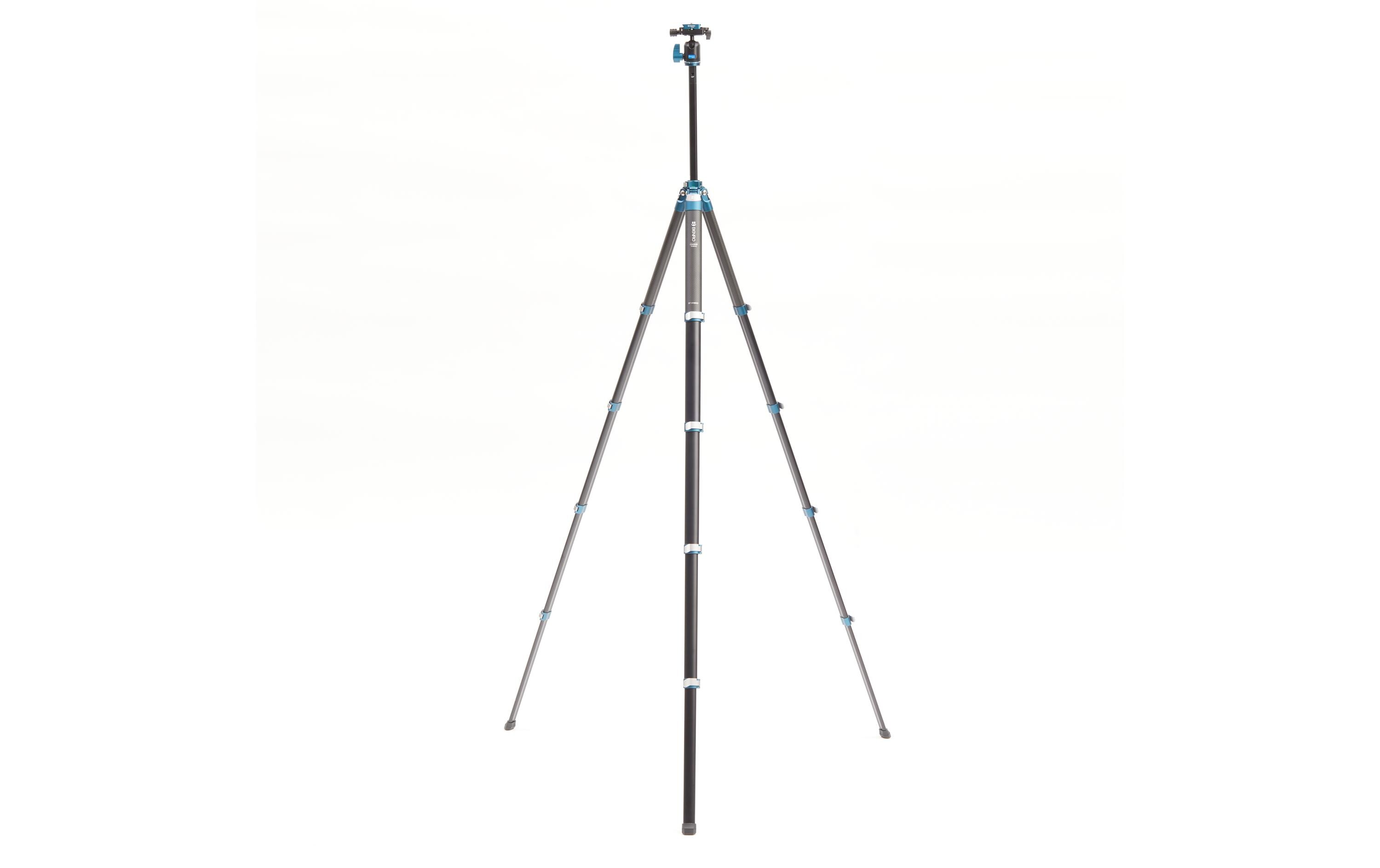 Stativ TCBH15N00P Cyanbird Kit Alu Carbon<br>Kompaktes Stativ aus Kohlefaser und Aluminium