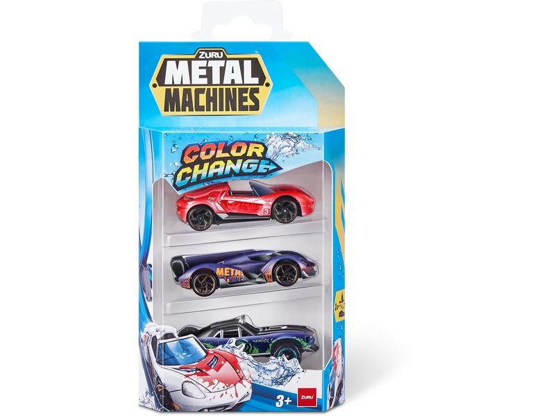Metal Machines Metal Machines: Color Shifters 3er-Pack asso Spielzeugautos mit Farbwechseleffekt