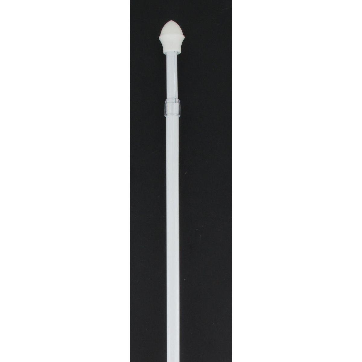 TRINGLE EXTENSIBLE BISTROT 75 X 125 X1 BLANC