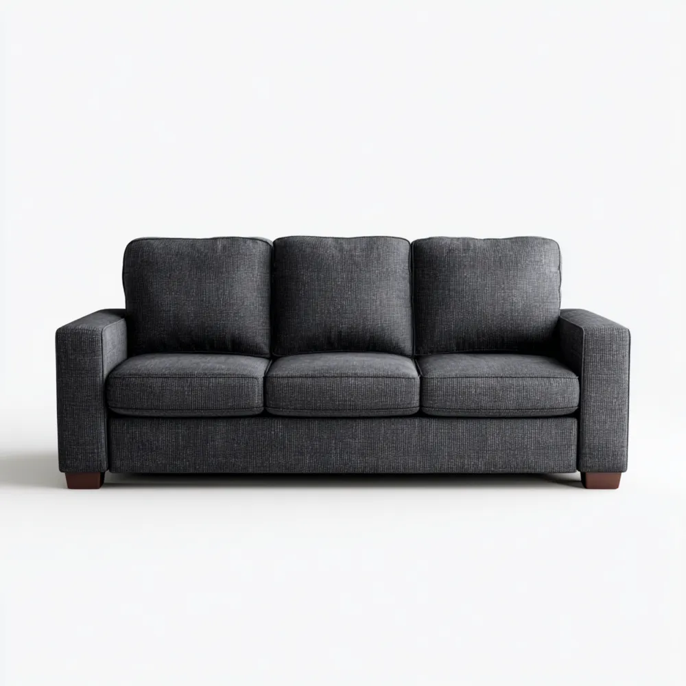 3-Sitzer-Sofa Stoff 200x90x85 cm - Dunkelgrau - Modernes Design