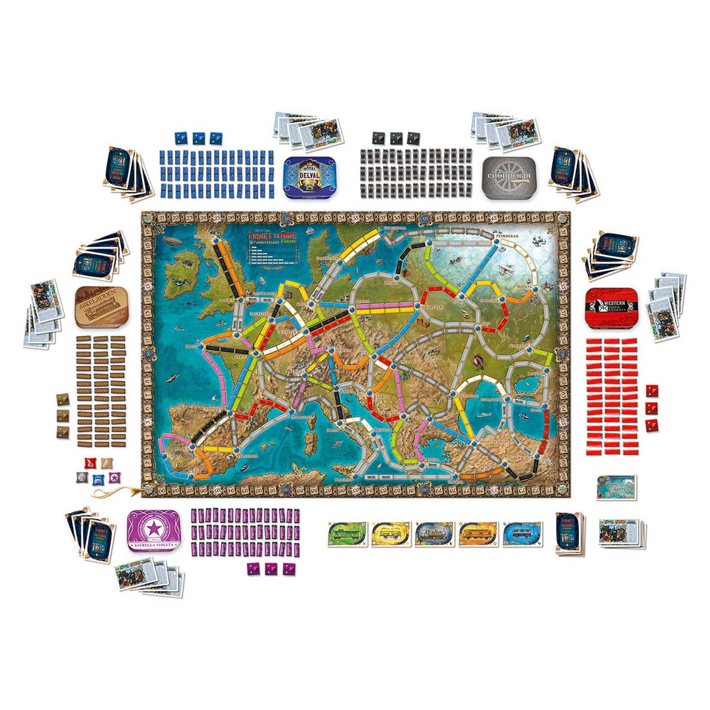 Ticket to Ride Europe 15th Anniversary - NL