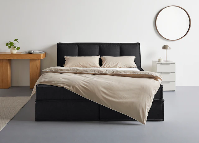 LeGer Home by Lena Gercke Boxspringbett »Addyson« Härtegrade H2, H3 und H4 wählbar,  Boxspringbett inkl. Topper, 2 Matratzen