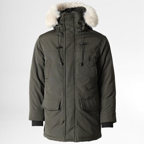 Parka Fourrure Enfant FD902 Vert Kaki
