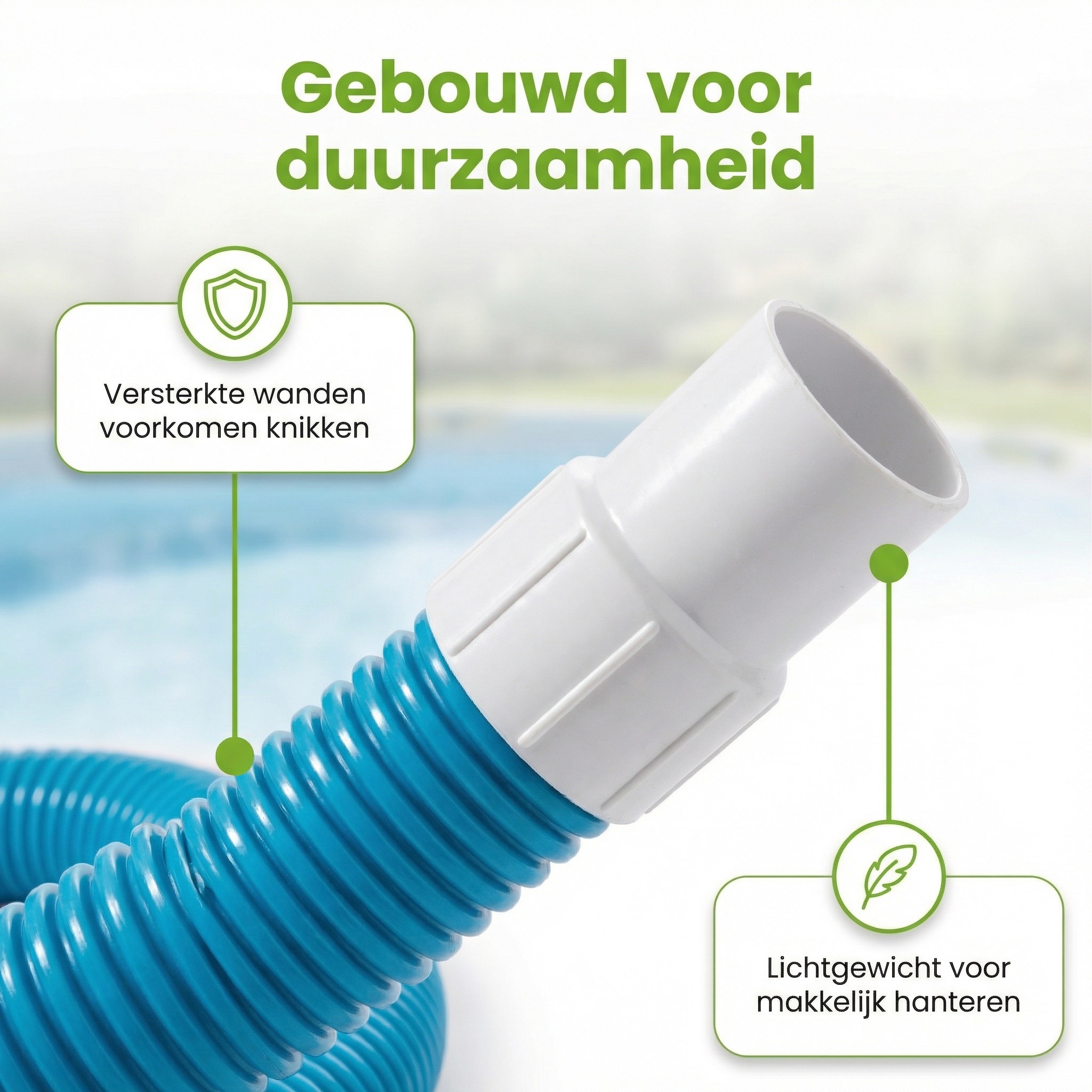 Intex bodemzuigerslang - 750 cm