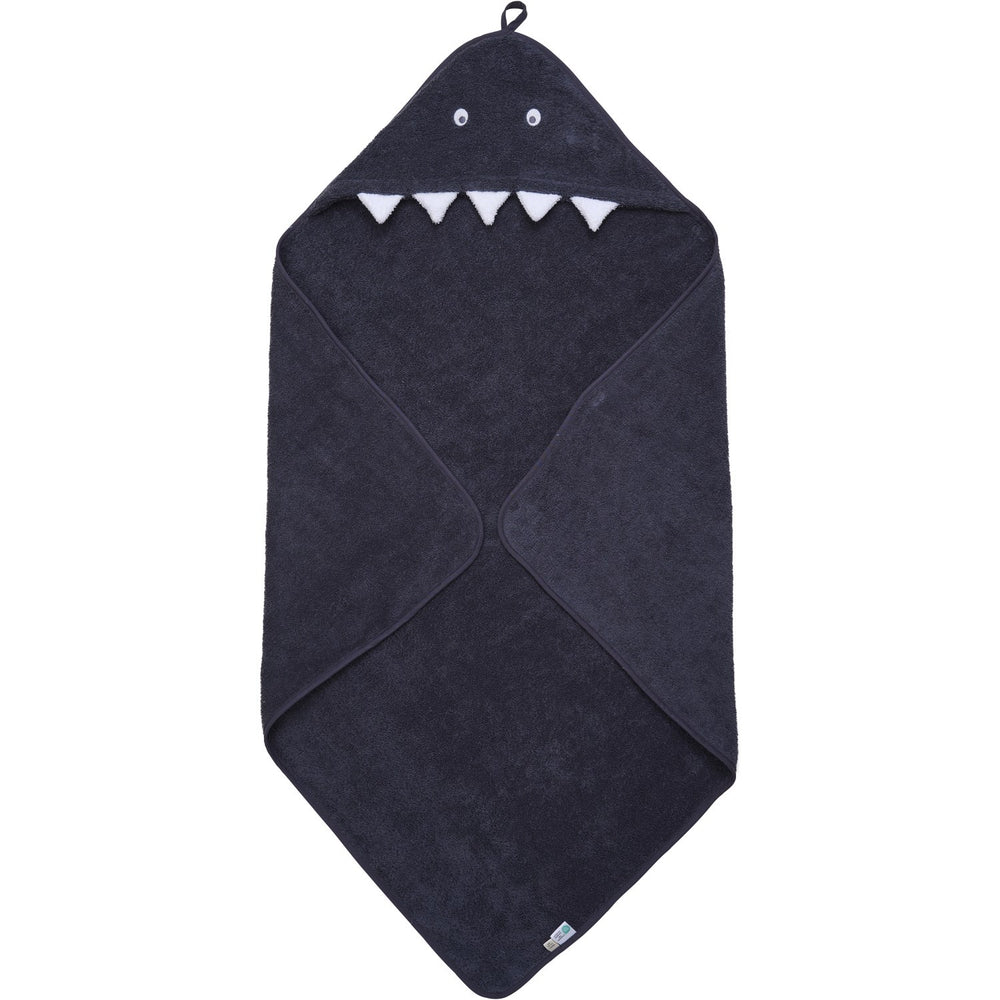 Køb Pippi Odyssey Gray Hooded Baby Håndklæde