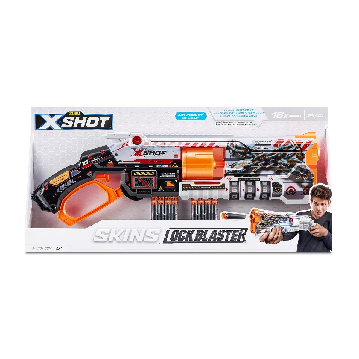 Blaster skins lock gun