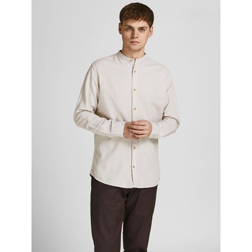 Jack&Jones Summer Band Skjorte, Crockery, XL