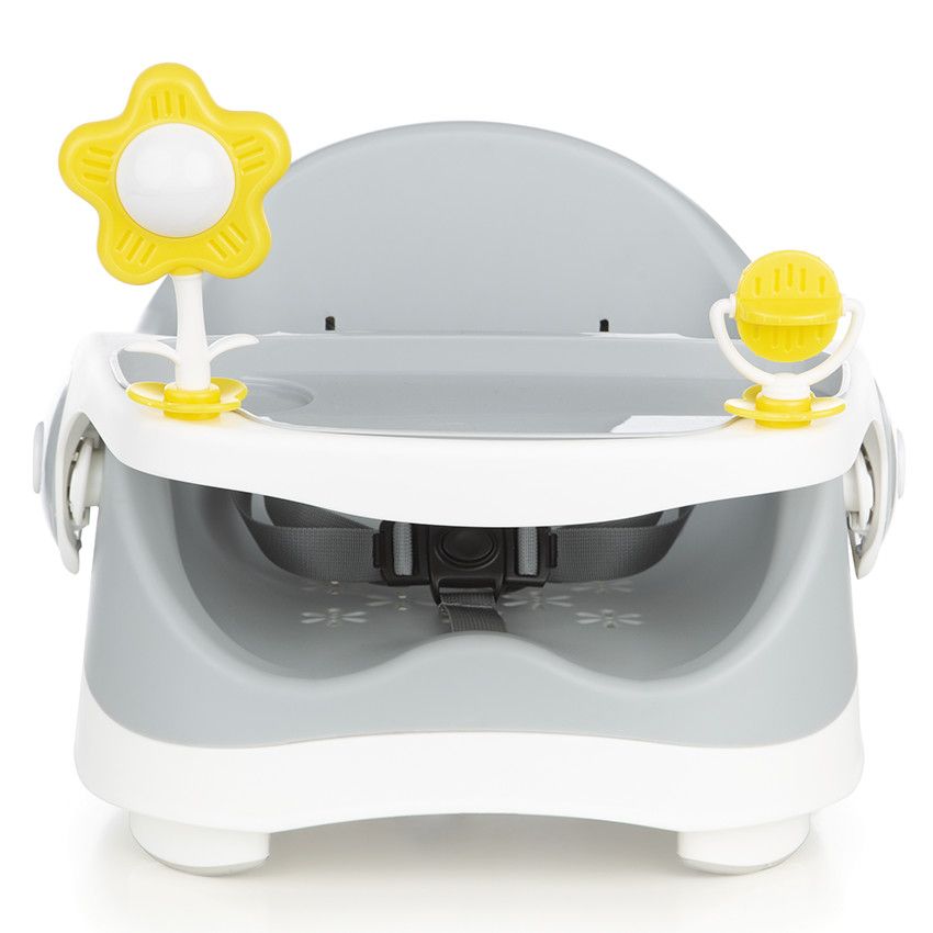 Rehausseur de chaise avec jouets d'éveil pour chaise Me Up - Ecru