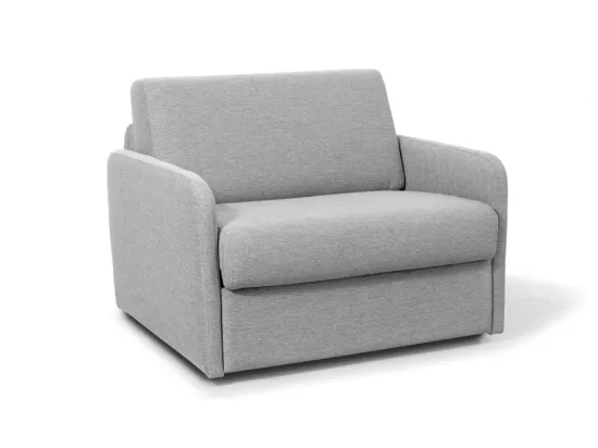 Fauteuil couchage rapide Dan 70x190 en tissu