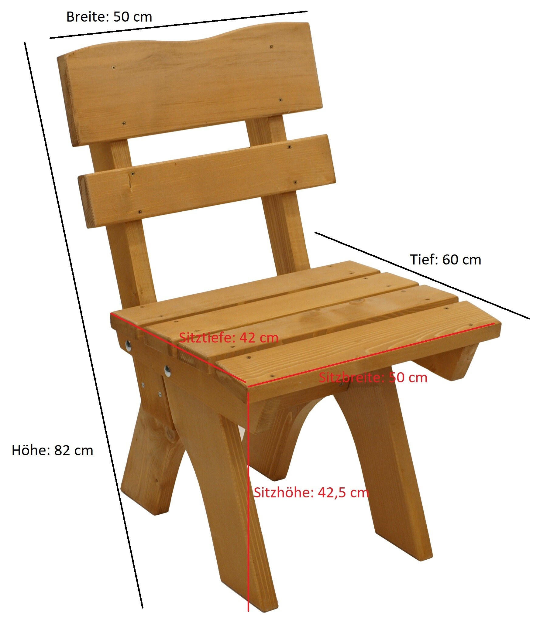 DEGAMO Garnitur FREITAL 4-teilig 150cm, Kiefer