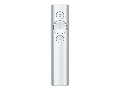 Logitech Spotlight - Fjernbetjening til præsentation - 3 knapper - sølv