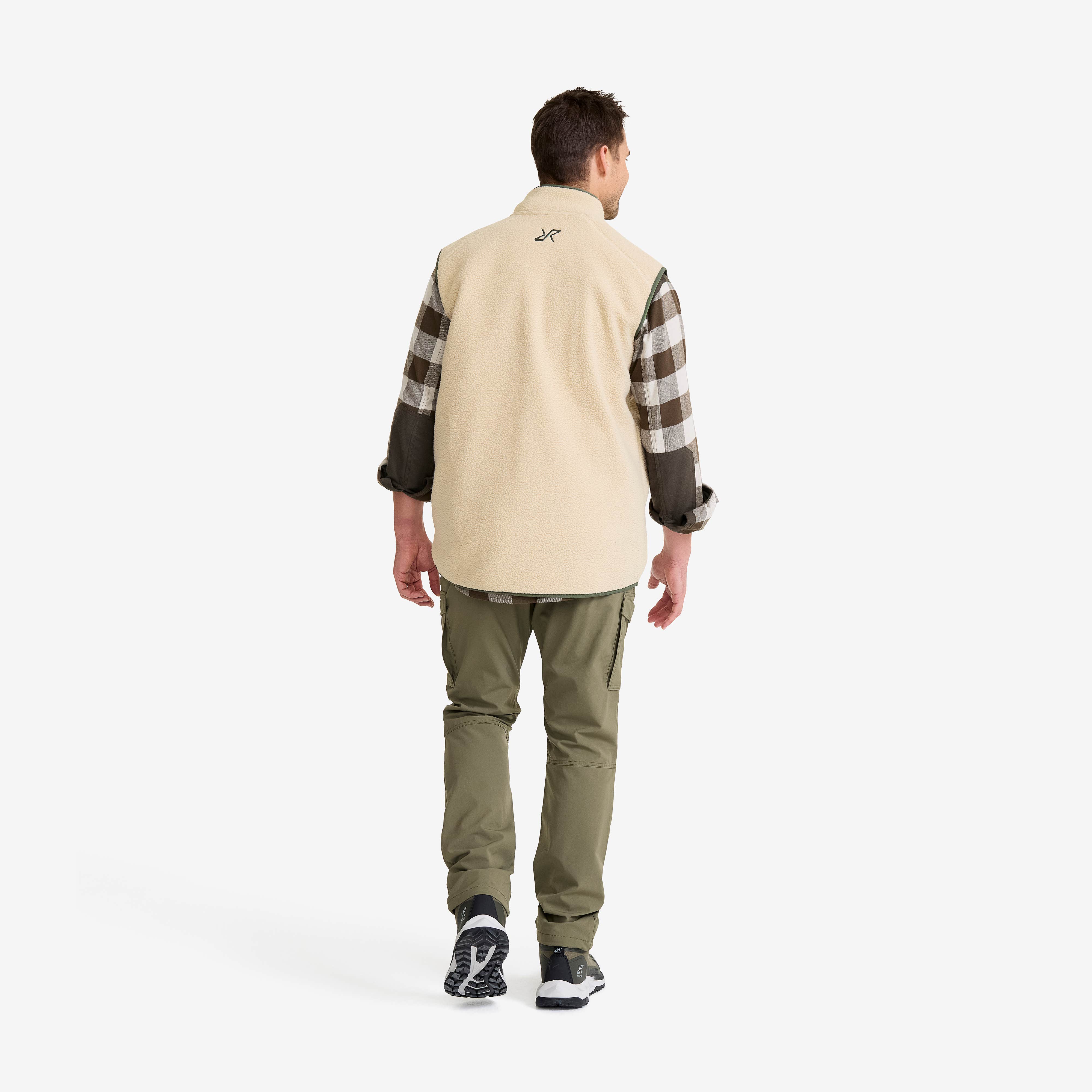 Canyon Full-zip Pile Fleece Vest Herre Peyote/Thyme