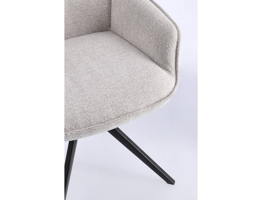 CONCEPT1 - Chaise Matilda grise pivotante