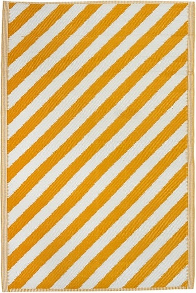 Intratuin buitenkleed Streep geel 120 x 180 cm