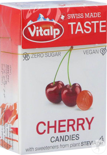 Vitalp Bonbons Stévia Sans Sucre Goût Cerise 25g