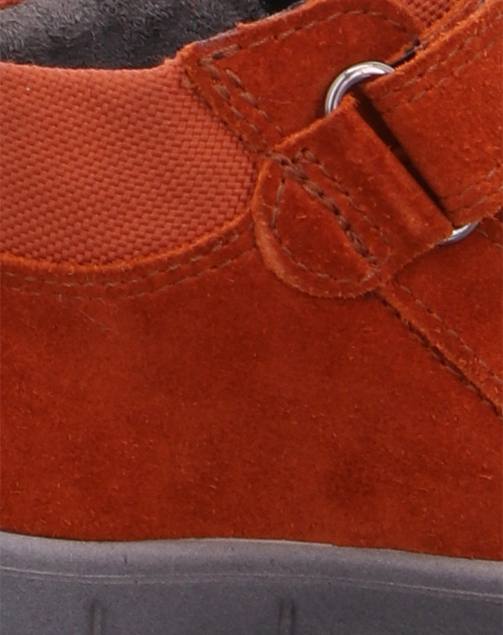 Klett-Halbschuhe ULLI gefüttert in rot/grau
