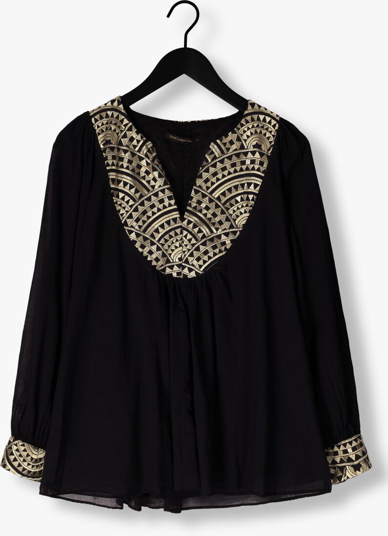zwarte greek archaic kori blouses 340552