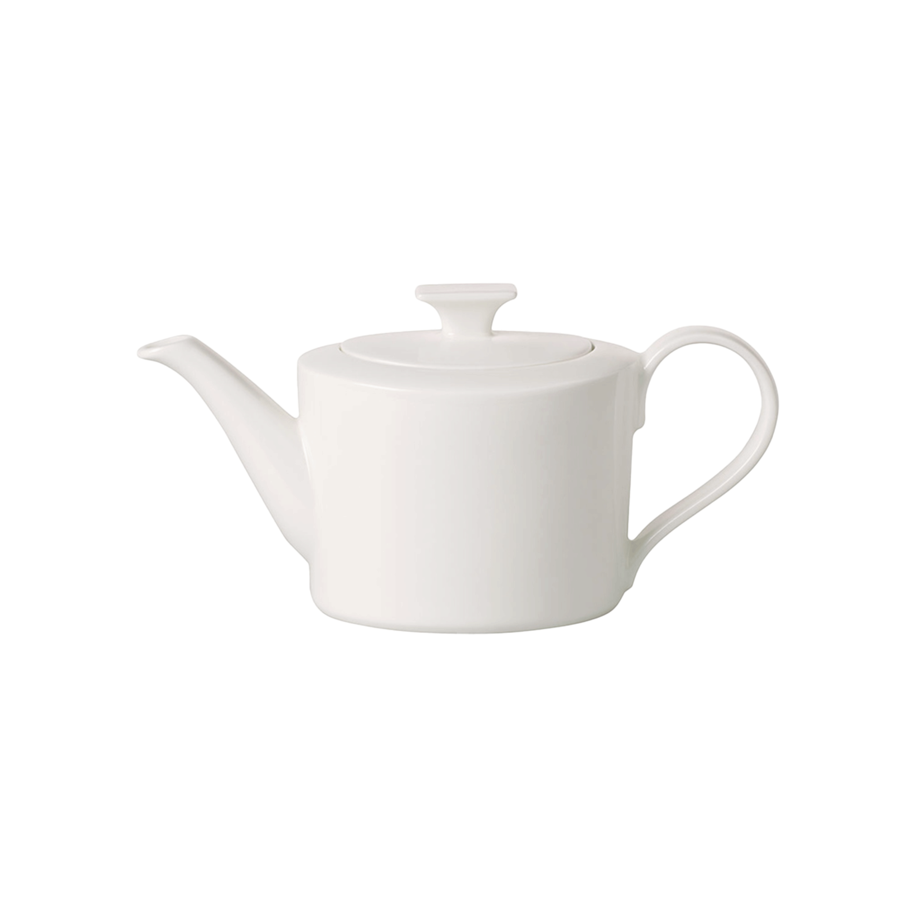 MetroChic Teapot White, 12.9 oz, Premium Bone Porcelain