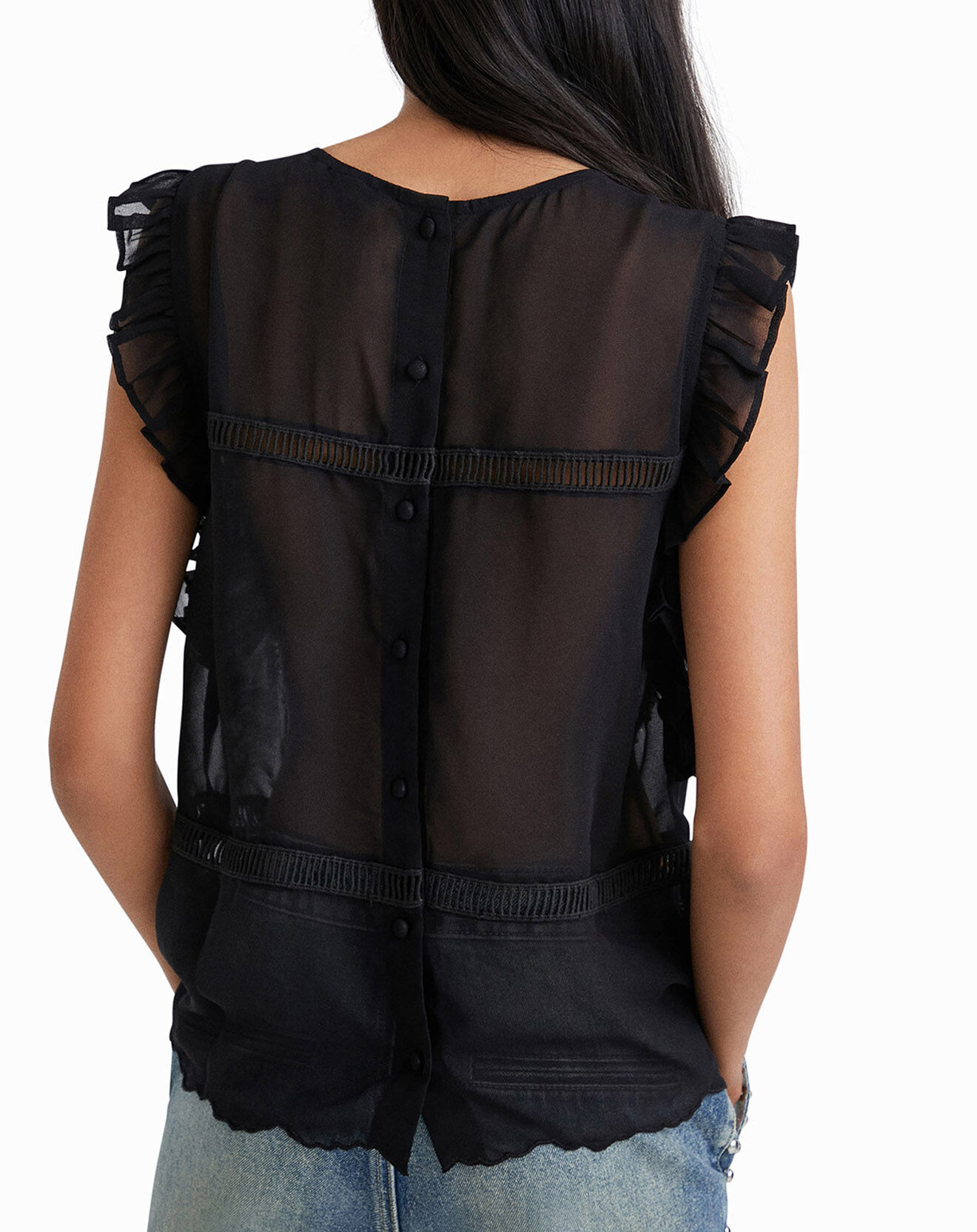Desigual Blouse Manel noire