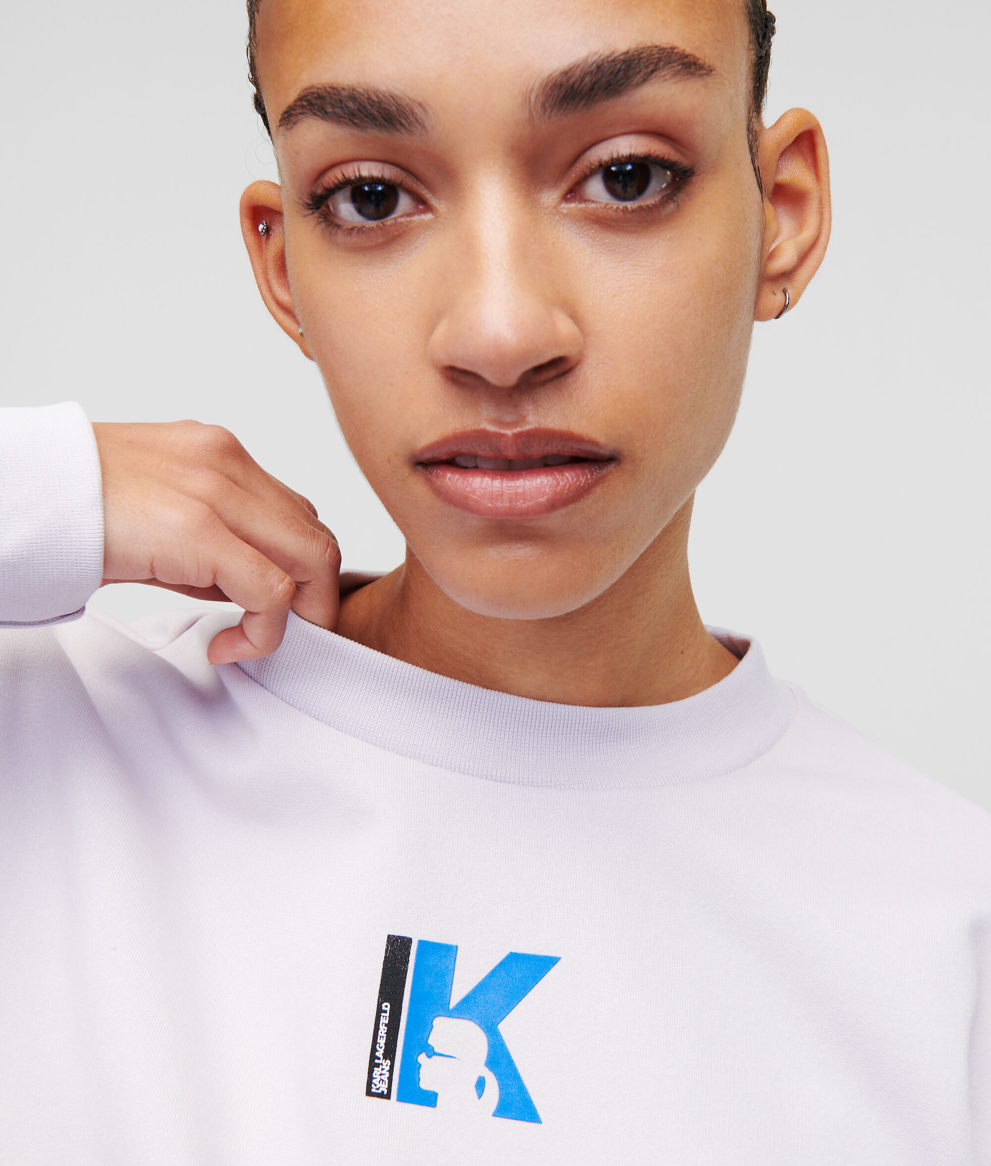 SWEAT CROPPED À BASE RESSERRABLE KLJ