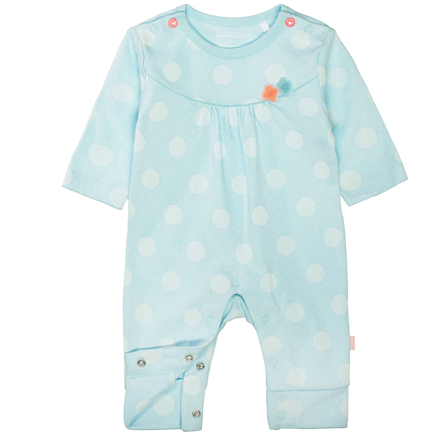 STACCATO Overall cyan gemustert