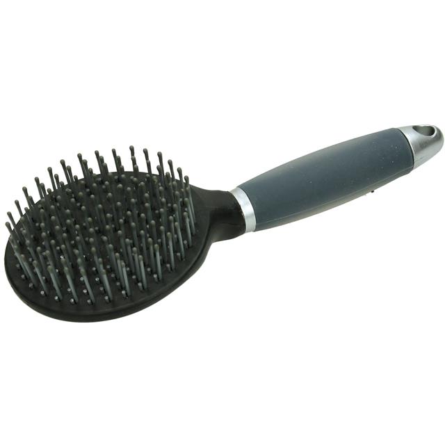 Staart & Manen Borstel Epplejeck Soft Gel Handvat Zwart