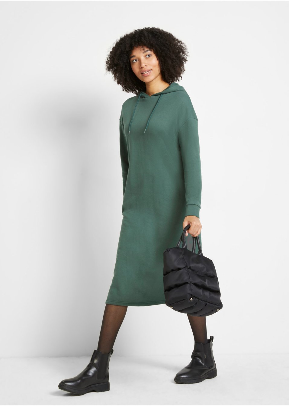 Robe sweat à capuche, Oversized Fit