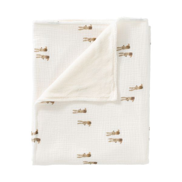 Cottonbaby Wiegdeken - Rabbits - 75 x 90 cm