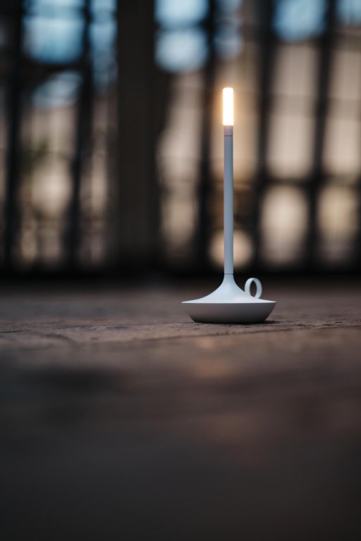 Graypants Wick tafellamp LED oplaadbaar messing