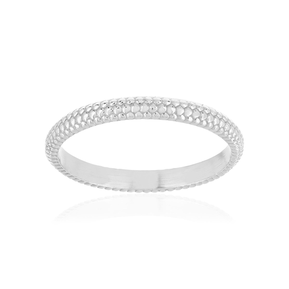 Bague argent 925 perlée