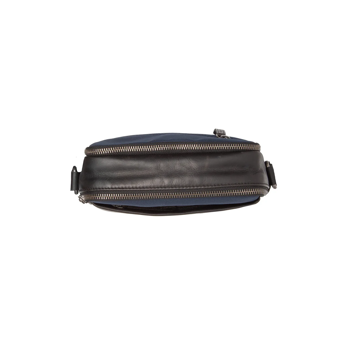 The Chesterfield Brand Nylon Wax Pull Up Arendal Schoudertas Navy