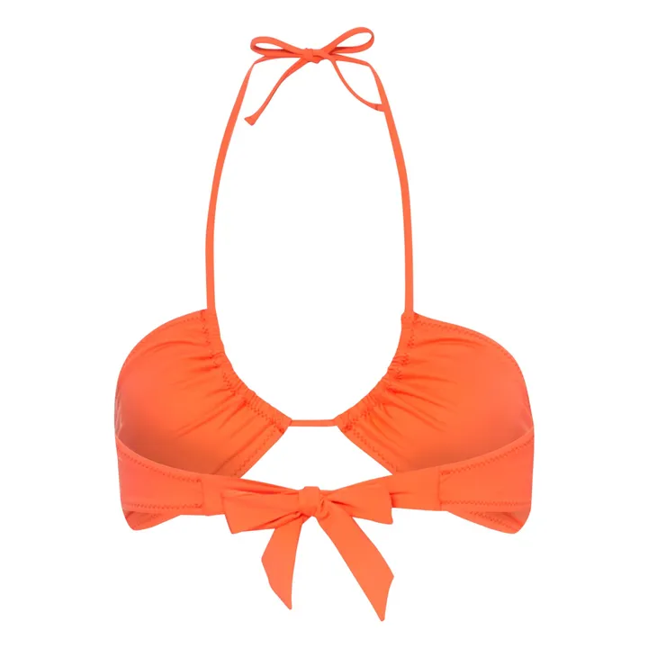 SMALLABLE BASICS Haut De Maillot De Bain Triangle Inversé | Orange