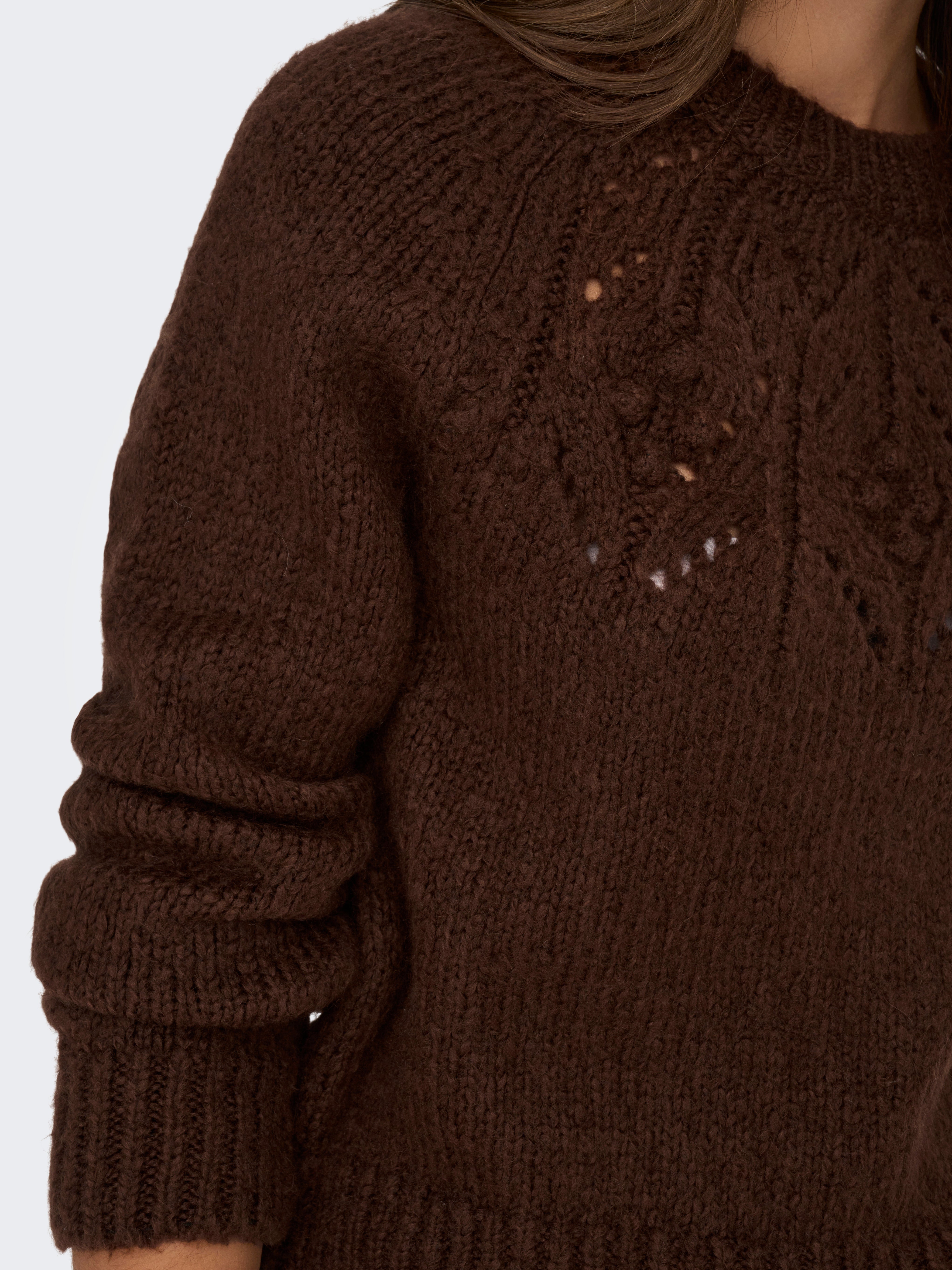 JDYDINEA Strickpullover Fondue Fudge