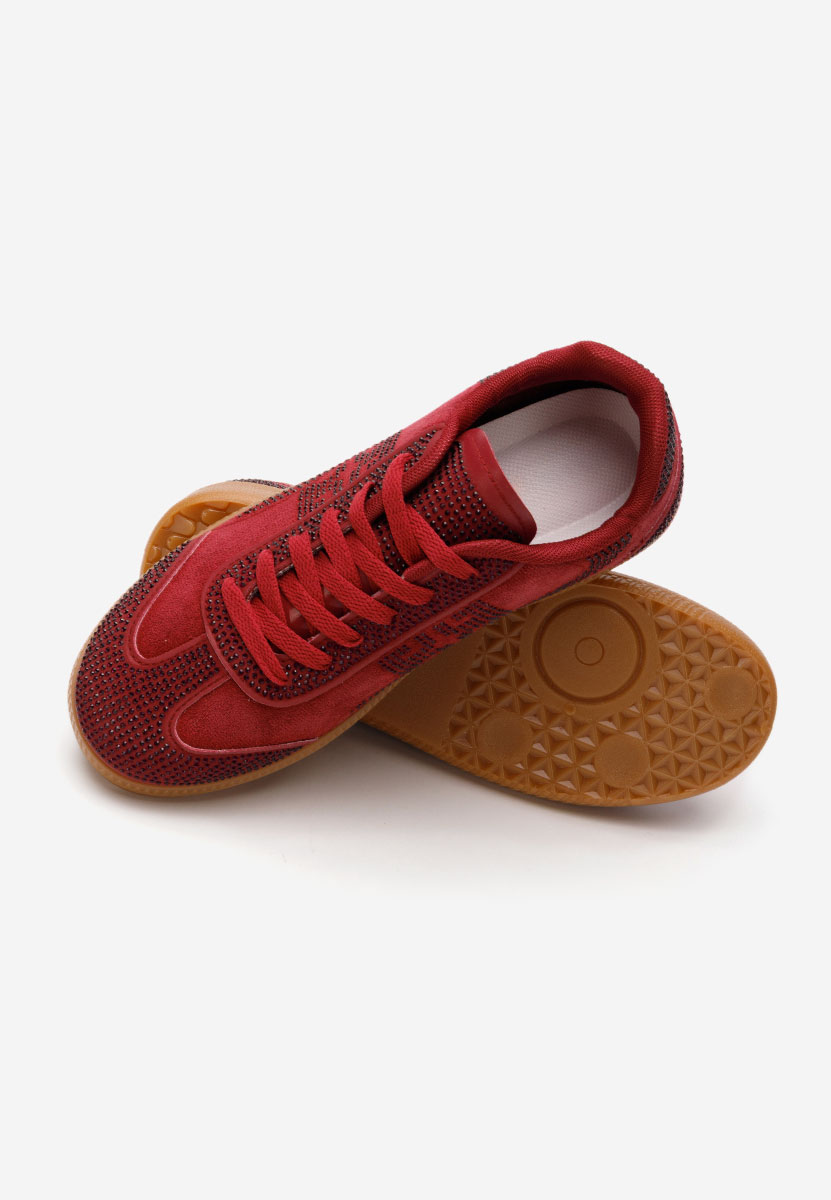 Baskets pour femme rouges Magdalene