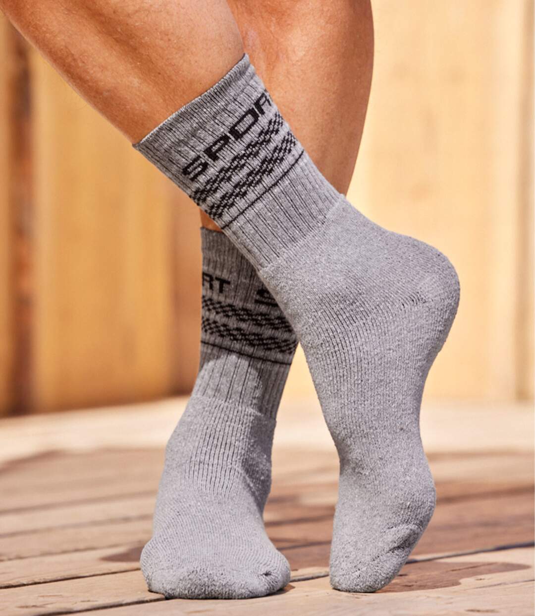 Lot de 5 Paires de Chaussettes Sport Mi-hautes