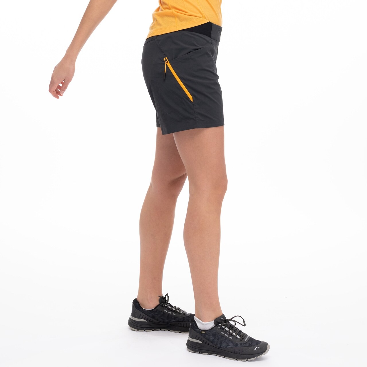 Y LightLine Vapor Shorts Dame Dark Shadow Grey