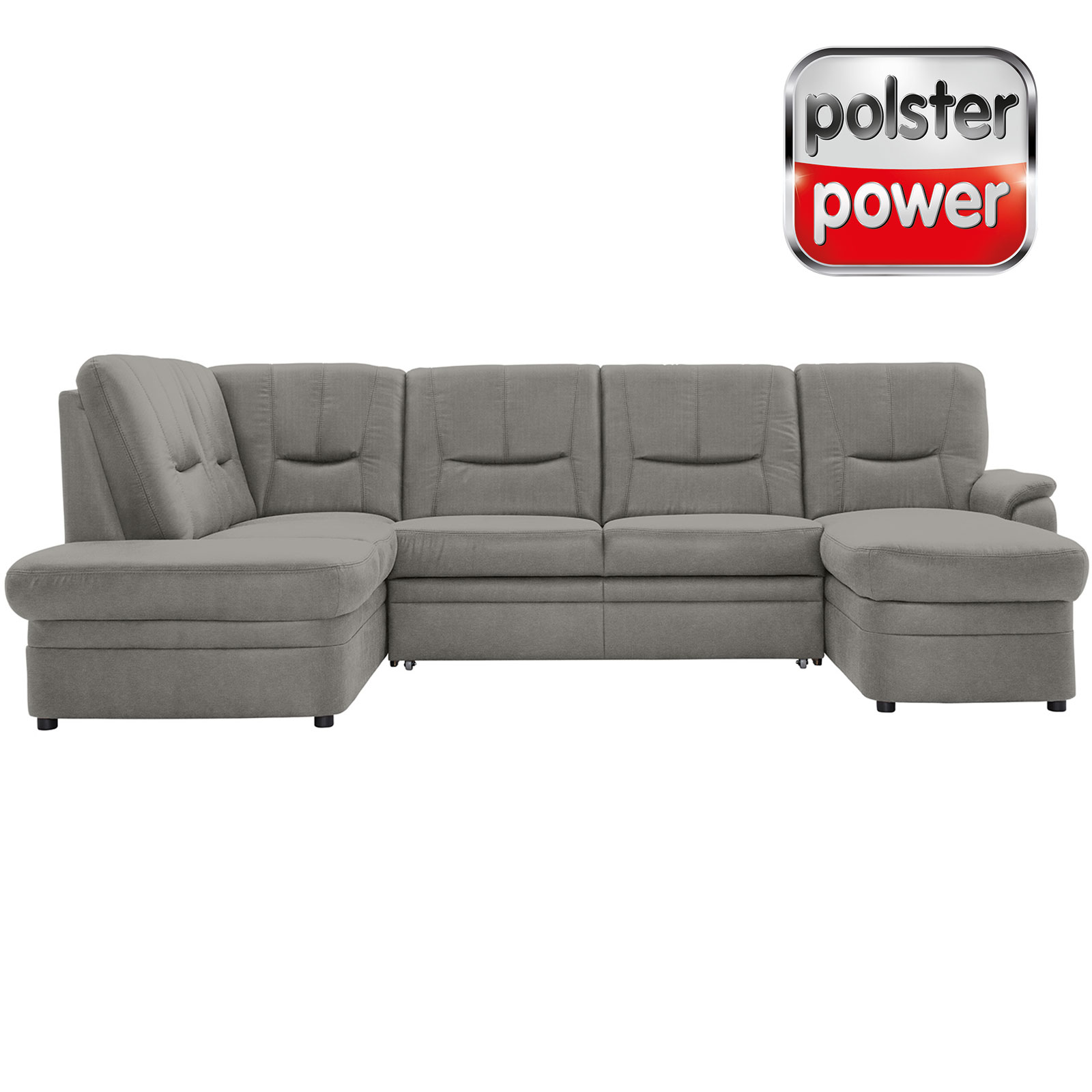 polsterpower Wohnlandschaft - Belle silver - Basismodell - rechts