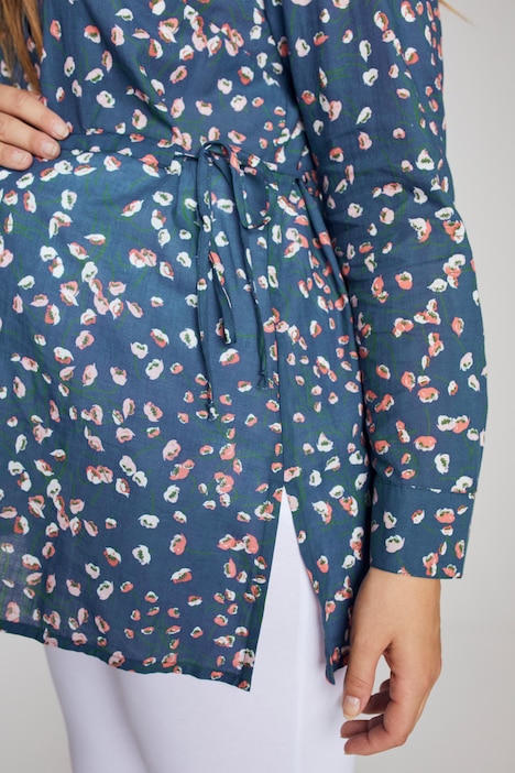 Bellieva-Hemdbluse, Still-Funktion, Langarm, Biobaumwolle, GOTS