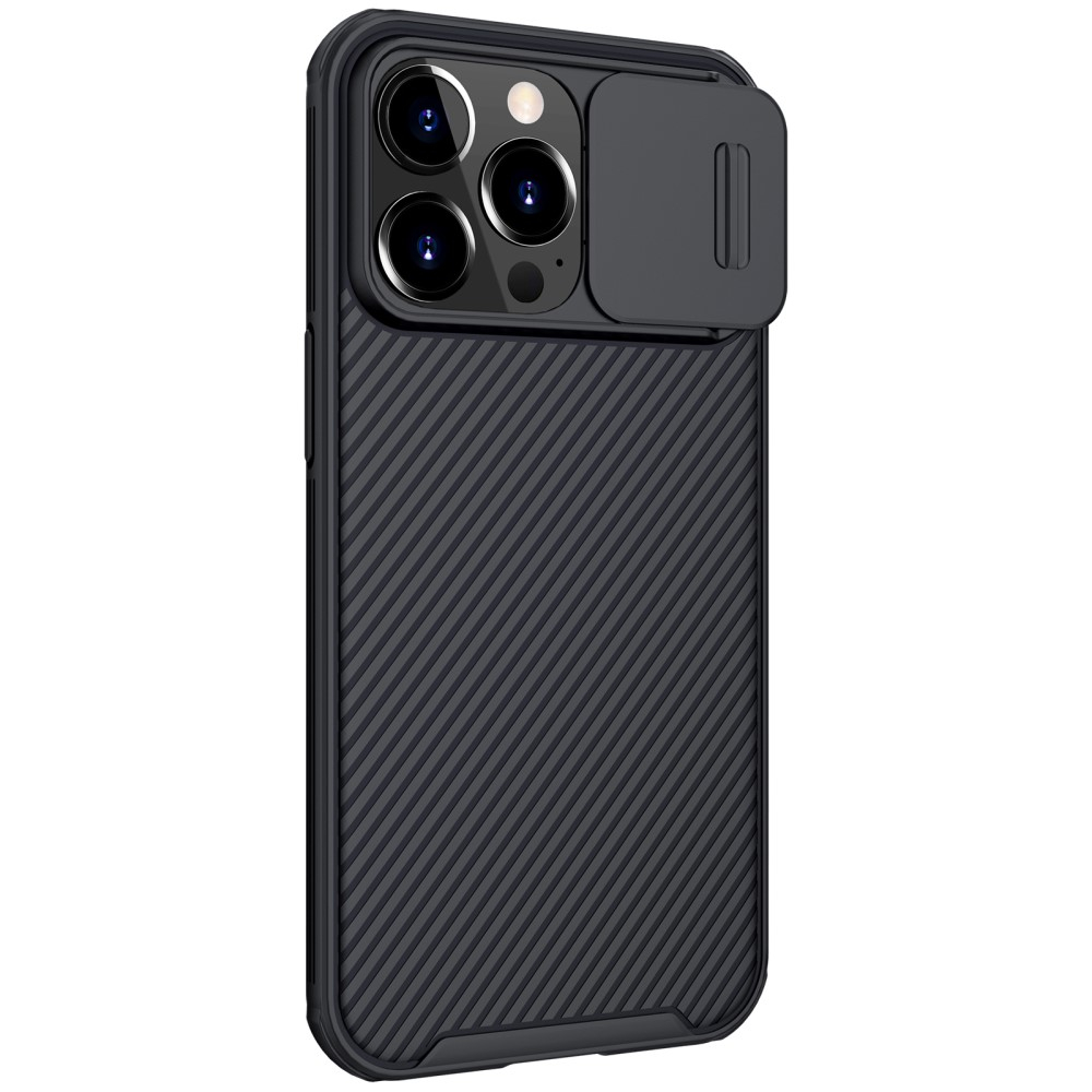 iPhone 13 Pro Schutz Hülle Cam-Slider Kameraschutz - Schwarz