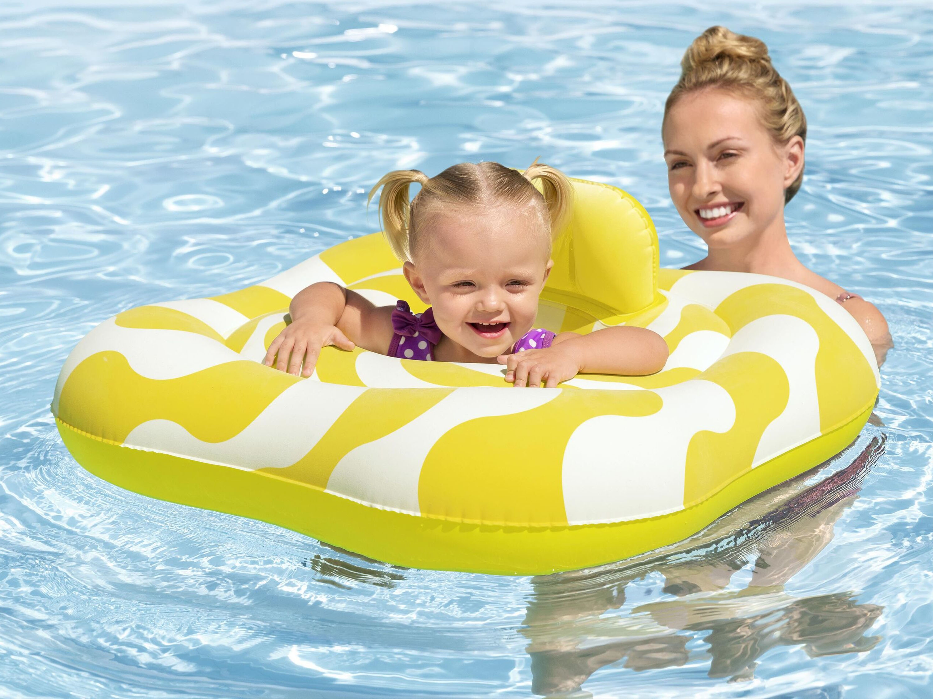 Schwimmsitz für Kleinkinder Comfort Plush Wavy