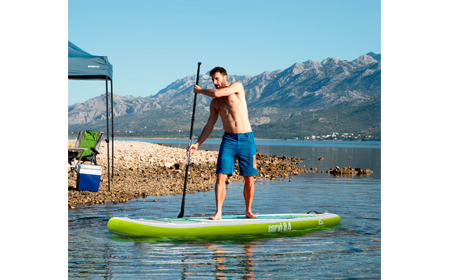 Camptime Corvi 9.4 SUP Set aufblasbares Stand Up Paddling-Board inkl. Paddel und Luftpumpe