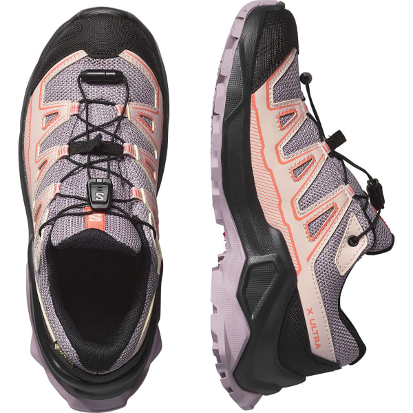 Chaussure de randonnée basse SALOMON X ULTRA GORE-TEX J NIRVANA/BLACK/FUCO
