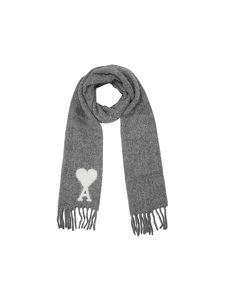 AMI PARIS Schal grau