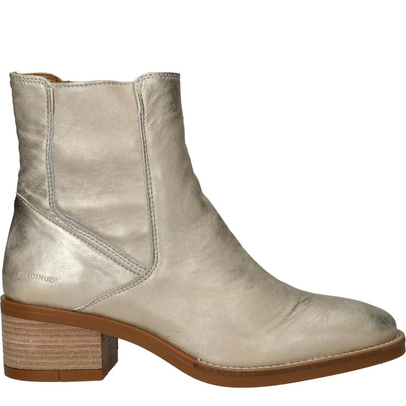 Piedi Nudi Enkellaarsjes Goud Dames