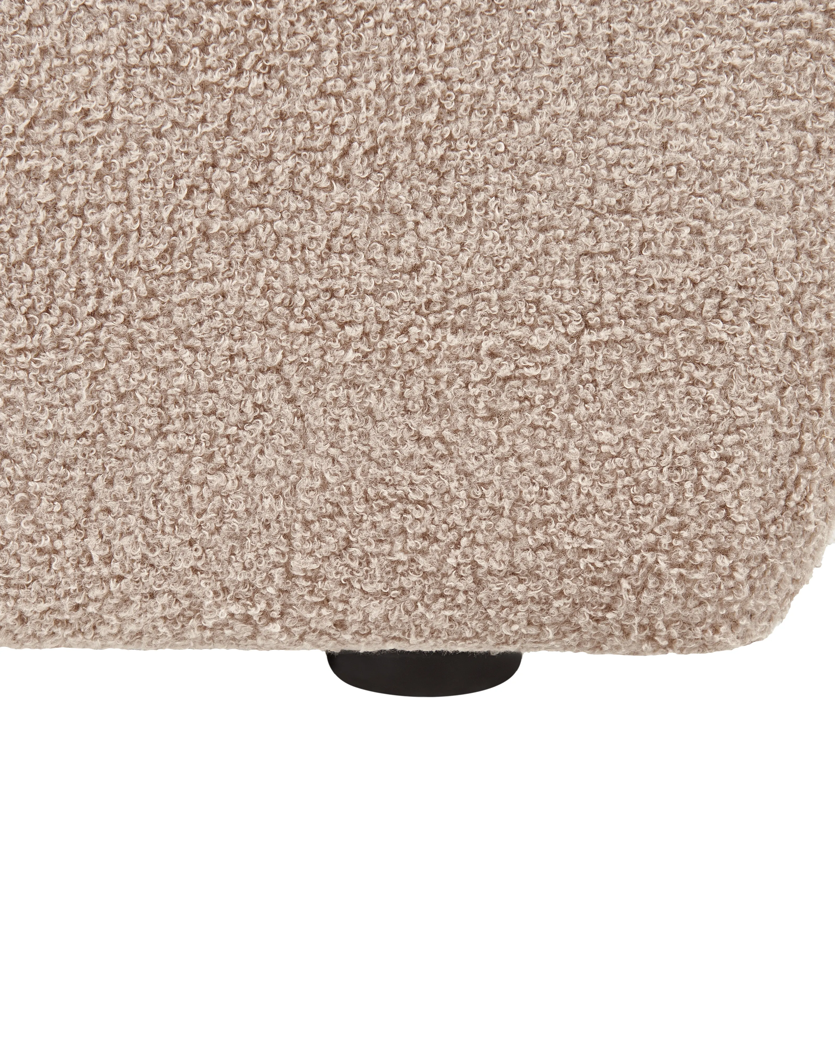 Fauteuil AGERUP Bouclé Beige