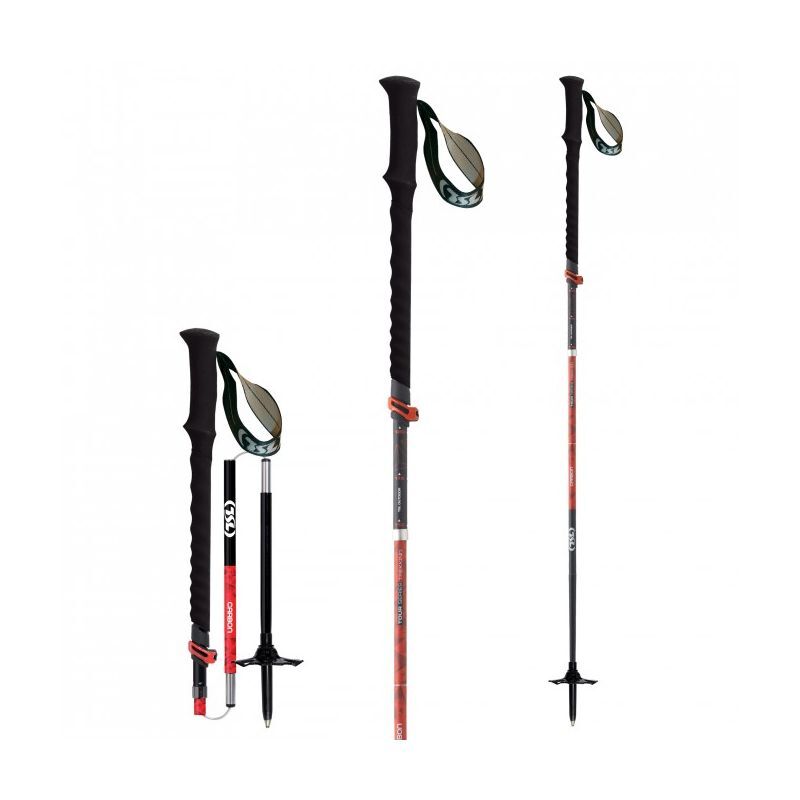 Tour Carbon 5 Cross - Bâtons randonnée