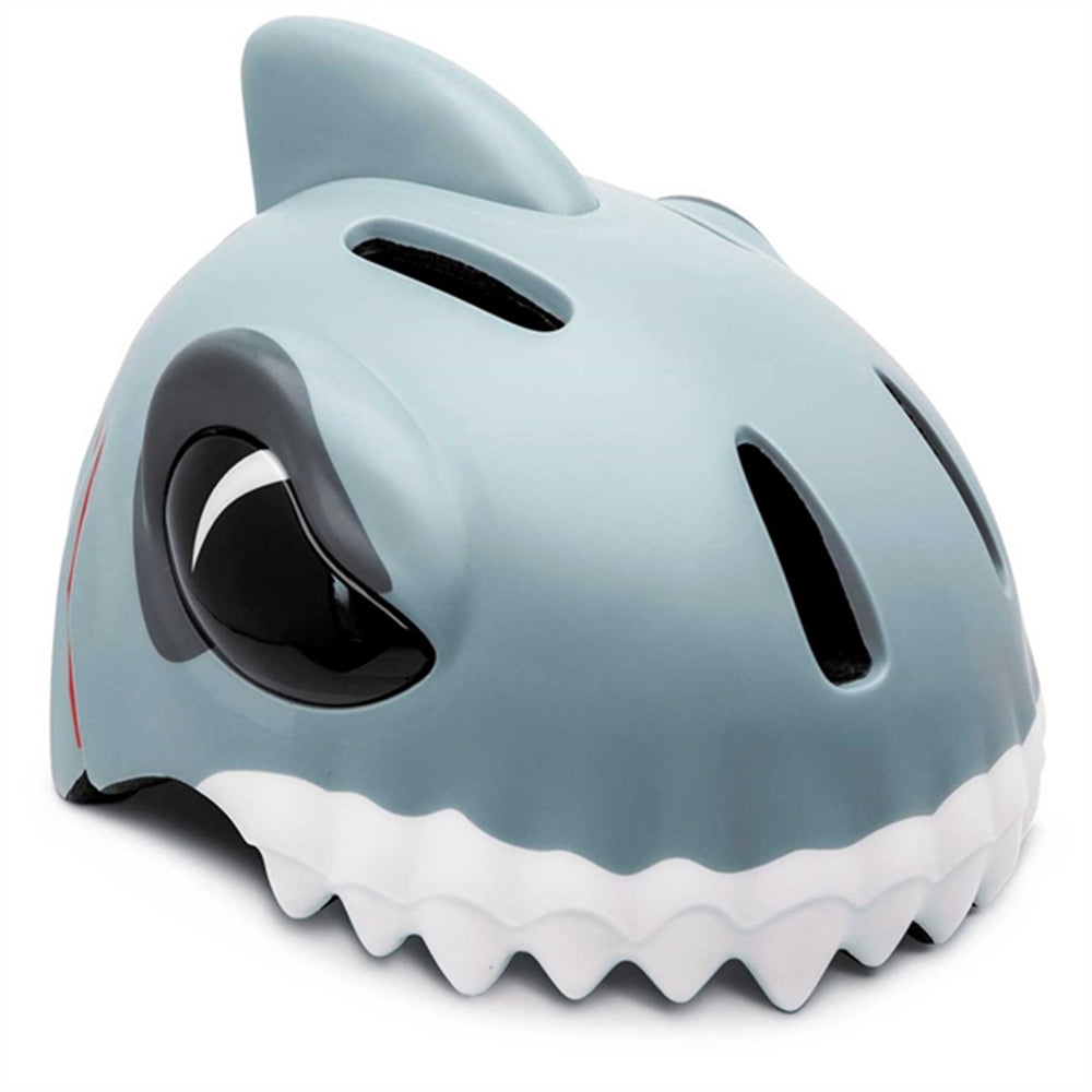 Køb Crazy Safety Haj Cykelhjelm Grey