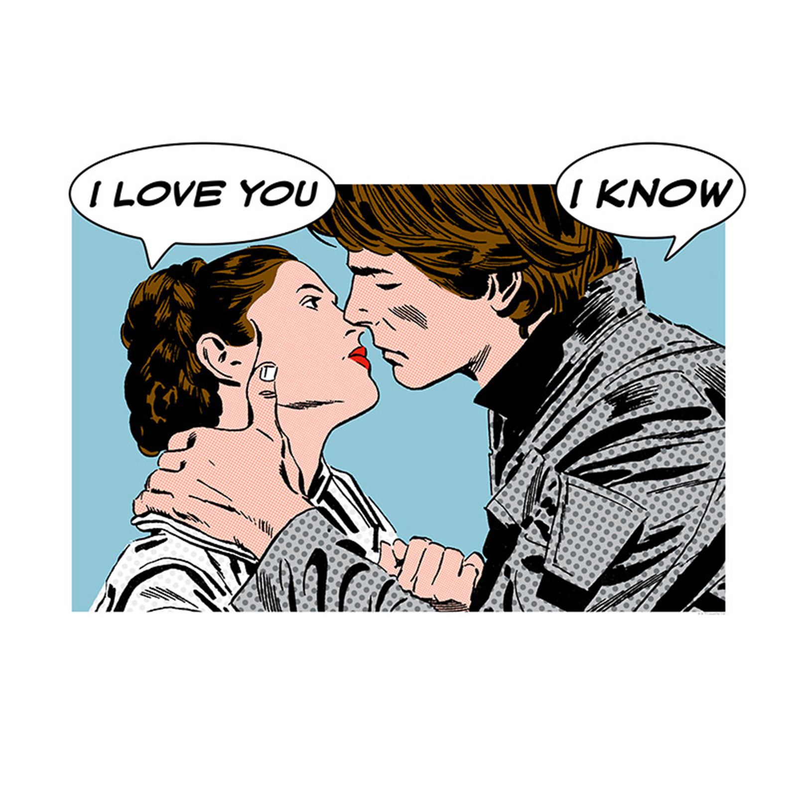 Wandbild STAR WARS CLASSIC COMIC QUOTE - 70x50 cm