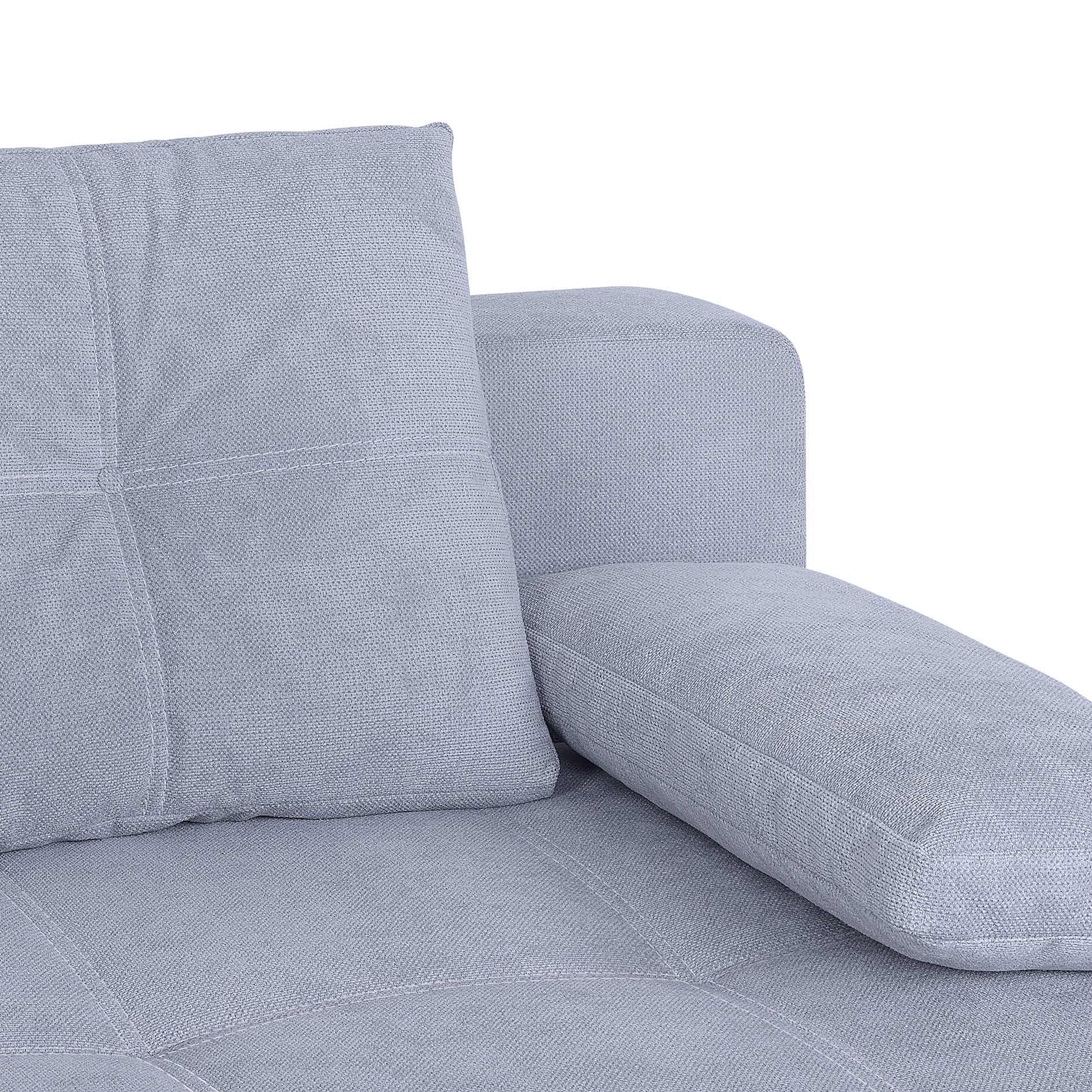 Schlafsofa - grau - mit Staukasten - Dauerschläfer