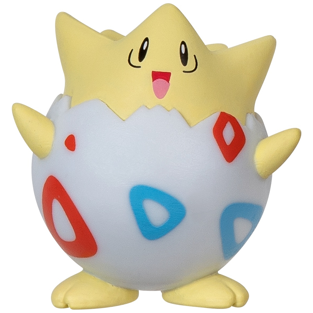 Pokémon-Kampffiguren-3er-Pack – Togepi, Pancham, Schillok
